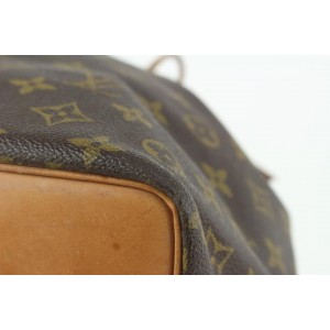 Louis Vuitton Monogram Petit Noe Drawstring Bucket Hobo Bag 105lv15