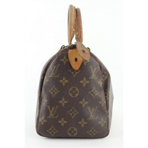 Louis Vuitton Monogram Speedy 25 Boston Bag 107lvs428