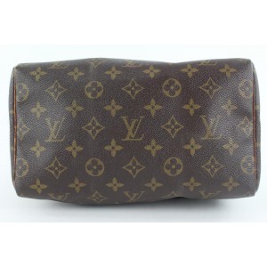 Louis Vuitton Monogram Speedy 25 Boston Bag 107lvs428