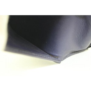Louis Vuitton Blue Monogram Vernis Sarah Wallet Long Porte Tresor 159lvs430