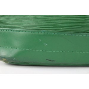 Louis Vuitton Green Epi Leather Borneo Noe Drawstring Bucket Hobo 1LL1021