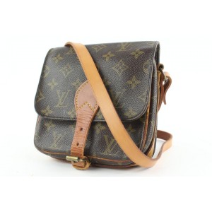 Louis Vuitton Monogram Mini Cartouchiere Crossbody Bag 591lvs315