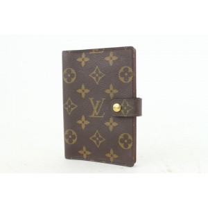 Louis Vuitton Monogram Small Ring Agenda PM Diary Cover Notebook 724lvs622