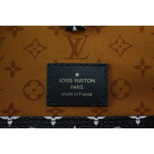 Louis Vuitton Limited Brown-Orange Monogram Crafty Neverfull MM Tote Bag 827lv4