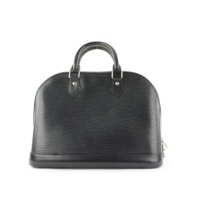 Louis Vuitton New Model Black Epi Leather Noir Alma PM Bag 36lvs122