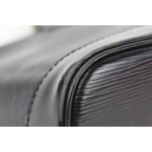 Louis Vuitton Black Epi Leather Noir Alma PM Bowler Bag 310lvs517