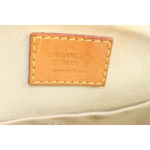 Louis Vuitton Beige Monogram Vernis Alma PM Bag 12lvs113