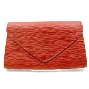 Louis Vuitton Brown Epi Leather Art Deco Envelope Clutch 867954