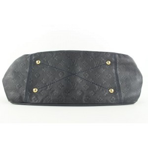 Louis Vuitton Black Empreinte Monogram Leather Artsy MM Hobo Bag 552lvs310