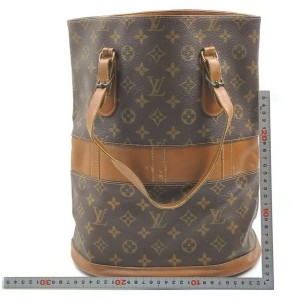 Louis Vuitton Monogram Marais Bucket GM Tote Bag 861746