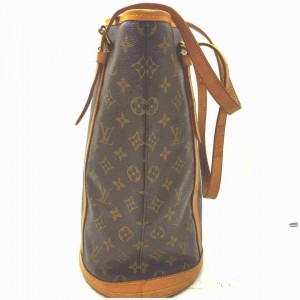 Louis Vuitton Monogram Marais Bucket GM Tote Bag 862051