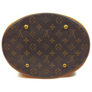 Louis Vuitton Monogram Marais Bucket GM Tote Bag with Pouch  861717