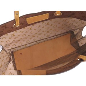 Louis Vuitton Clear Monogram Ambre Sac Cabas Cruise GM Tote Bag