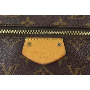 Louis Vuitton DIscontinued Monogram Iena MM Zip Tote Shoulder Bag