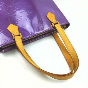 Louis Vuitton Purple Monogram Vernis Houston Zip Tote Bag 41LV713