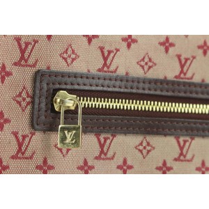 Louis Vuitton Bordeaux Monogram Mini Lin Lucille GM Tote Bag 240lvs212