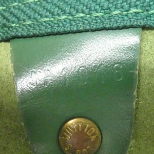 Louis Vuitton Green Epi Leather Keepall 50 Boston Duffle 860319