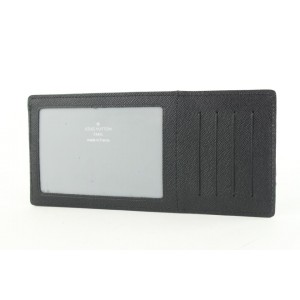 Louis Vuitton Black Damier Graphite Long Card Holder Wallet case 156lvs430