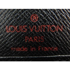 Louis Vuitton Epi Noir Mini Boite Box Black Leather 207378 Coin Change