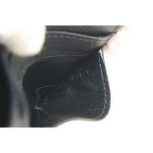 Louis Vuitton Black Damier Graphite Long Card Holder Wallet Case Porte Cartes 40lvs4