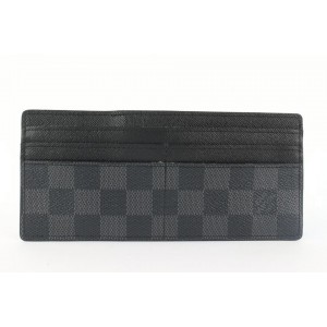 Louis Vuitton Damier Graphite Long Card Holder Wallet Case 827lvs47