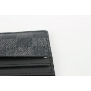 Louis Vuitton Damier Graphite Leather 6-Card Men's Wallet