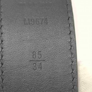 Louis Vuitton Black Damier Infini Leath Belt Ceinture Boston Reversible 85/34 860636