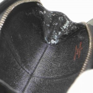 Louis Vuitton Black Epi Leather Small Demi Lune Portefeuille Coin Purse 860955
