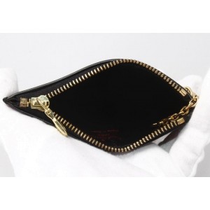 Louis Vuitton Black Epi Leather Pochette Cles Key Pouch Keychain  861937