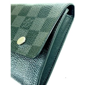 Louis Vuitton Damier Graphite Long Wallet Portefeuille Modulable Sarah Flap 860382
