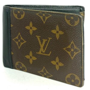 Louis Vuitton Black Macassar Gasper Gaspar Monogram Bifold Men's 5la521  Wallet, Louis Vuitton