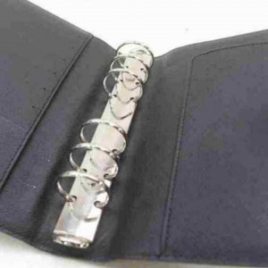 Louis Vuitton Medium Ring Black Epi Agenda MM Diary Cover 872912