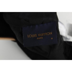 Louis Vuitton Rare Size M Cap Ou Pas Cap Black Monogram Baseball Cap Hat 1LVS129