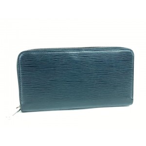 Louis Vuitton Black Epi Noir Long Zippy Wallet 9lva623