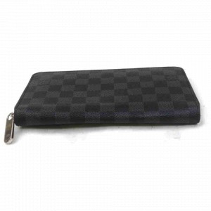 Louis Vuitton Damier Graphite Zippy Organizer Long Zip Around Wallet Large 860230