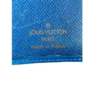 Louis Vuitton Blue Epi Toledo Card Case Holder 15LVA615
