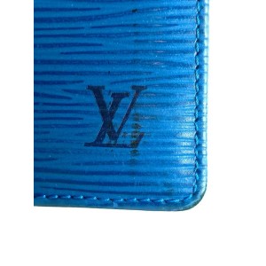 Louis Vuitton Blue Epi Toledo Card Case Holder 15LVA615