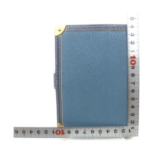 Louis Vuitton Blue Suhali Leather Small Ring Agenda PM Diary Cover  863363