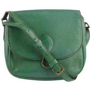 Louis Vuitton Green Epi Leather Borneo Saint Cloud Crossbody Bag 1LV1015