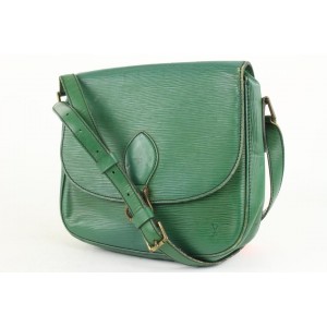 Louis Vuitton Green Epi Leather Borneo Saint Cloud Crossbody Bag 1LV1015