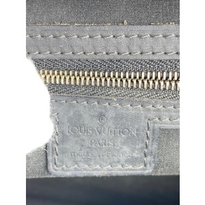 Louis Vuitton Charcoal Black Monogram Mini Lin Josephine PM Speedy Boston Bag 861940