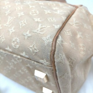 Louis Vuitton Rare Beige Monogram Mini Lin Josephine GM Speedy Boston Bag 862724