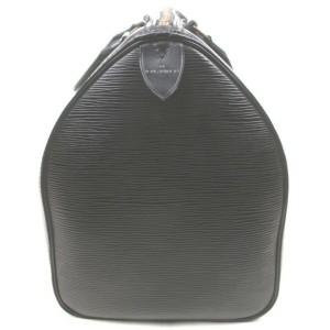 Louis Vuitton Black EPI Leather Speedy 35 Boston Bag mm 862963