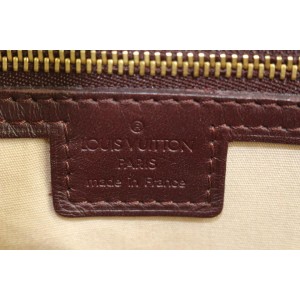 Louis Vuitton Bordeaux Monogram Mini Lin Josephine PM Speedy Boston Bag 862835