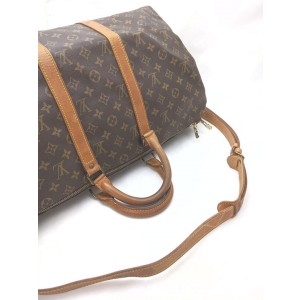 Louis Vuitton Monogram Keepall Bandouliere 50 Boston Duffle Bag with Strap 862764