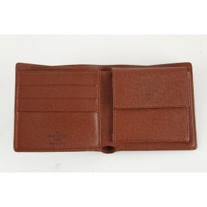 Louis Vuitton Monogram Slender Multiple Florin Marco Men's Bifold Wallet 14lvs1223