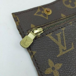 Louis Vuitton Monogram Randonnee Pouch Cosmetic Case Clutch  863345