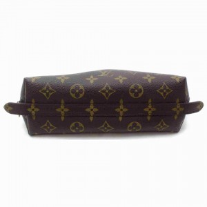 Louis Vuitton Monogram Cosmetic Pouch GM Demi Ronde Make up Case Toiletry 861176