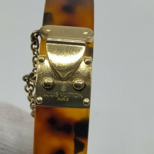 Louis Vuitton Havane Tortoise Lock Me Bangle Bracelet 863308