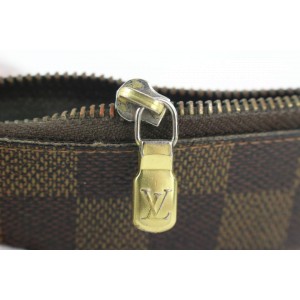 Louis Vuitton Damier Ebene Pochette Cles Key Pouch Keychain 862848
